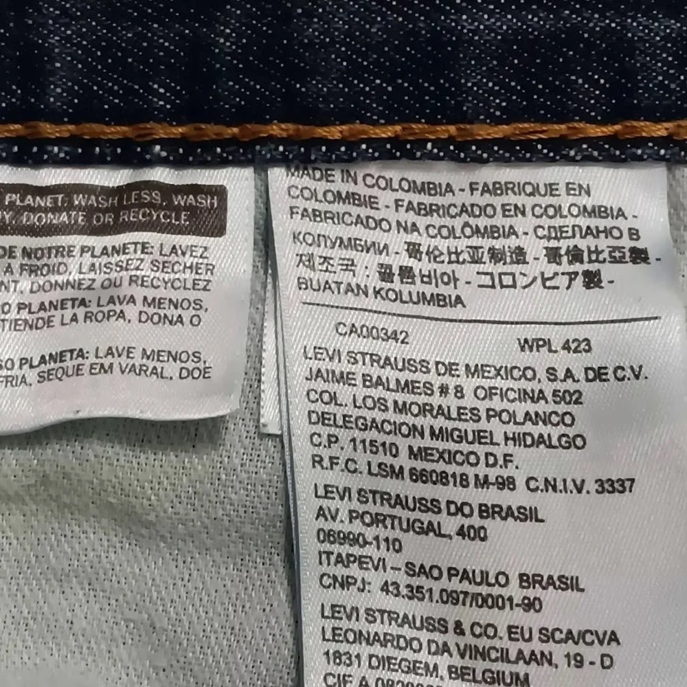 Levi's 569‎ Loose Straight Jeans Men W33 L30 (actual W34xL28.5)Dark WashCotto